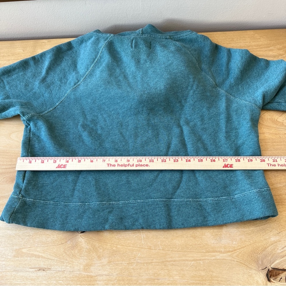 Pact Teal Cowl-Neck Pullover Hoodie - Picture 9 of 11